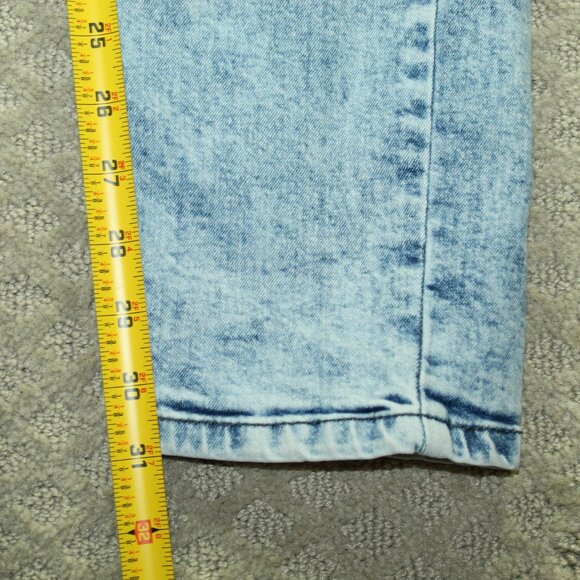 Bare Denim Men's 34x31 Skinny Acid Wash Blue Jeans - Picture 5 of 7